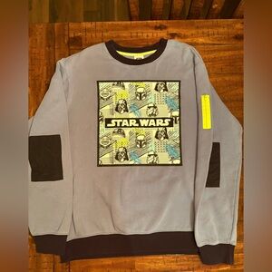 Star Wars Blue Crewneck Sweatshirt -